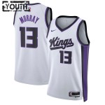 Maillot NBA Sacramento Kings Keegan Murray Nike 2023-24 Association Edition Blanc Swingman - Enfant